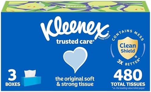 Facial Tissues 3 Box 2-Ply 160 Tissues Each